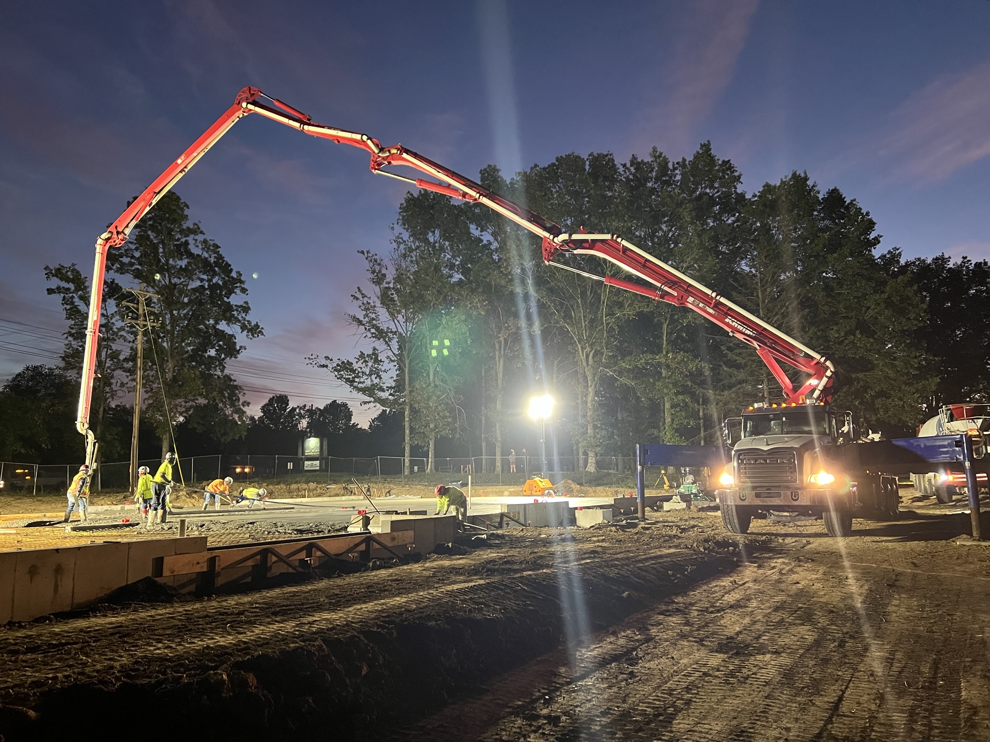 Dan Beard Council-concrete pour-1